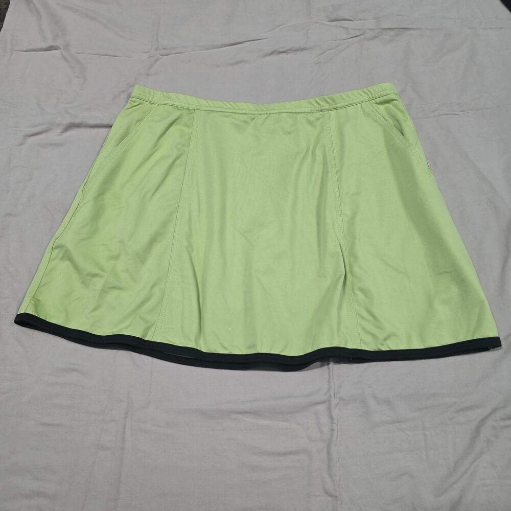 Vintage Tail Skirt XL Green Elastic Golf Athletic Pickleball Summer Beach Pool